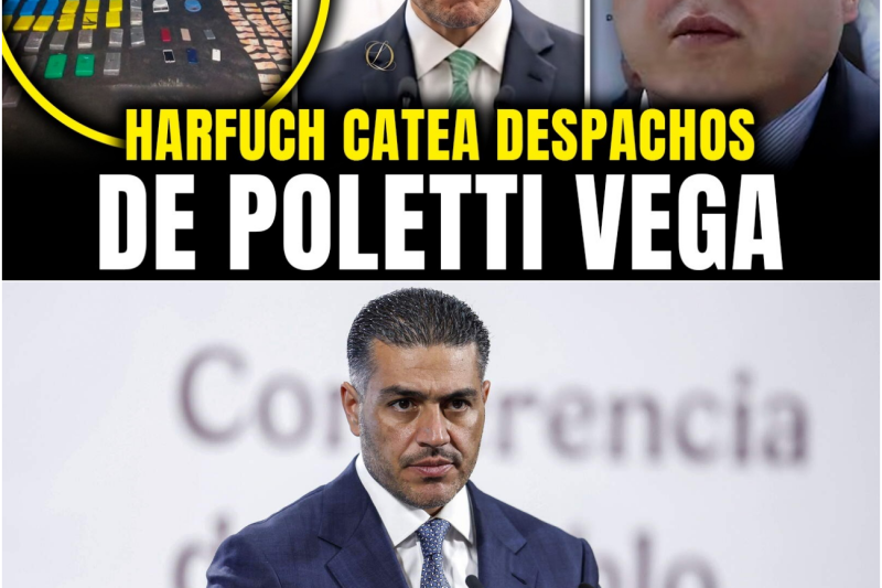 El Derrumbe del Imperio de la Impunidad: Harfuch Desmantela la Red Secreta de Poletti Vega y Expone el Mercado Negro de la Justicia Mexicana