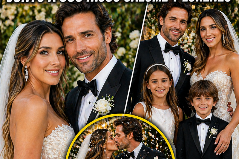 Daniela Ospina y Gabriel Coronel celebran boda en Colombia junto a sus hijos Salomé y Lorenzo