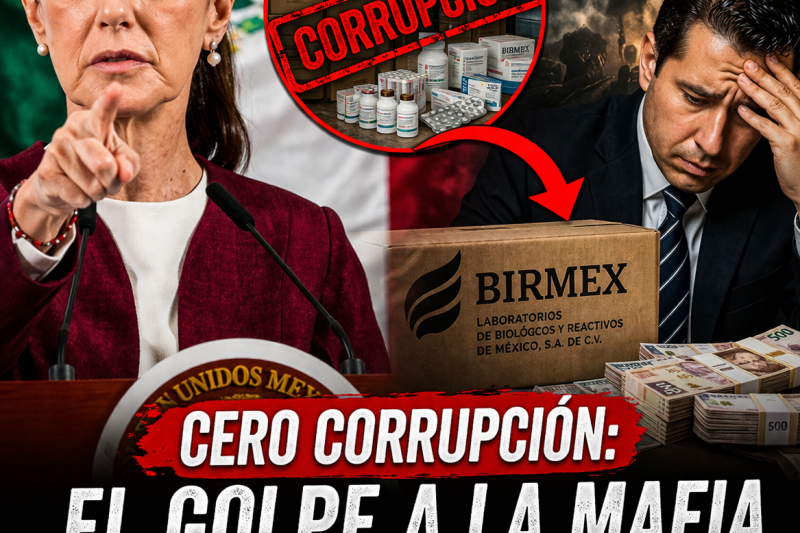 “Cero Corrupción”: El golpe maestro de Claudia Sheinbaum contra la red de medicamentos en Birmex que sacude a México