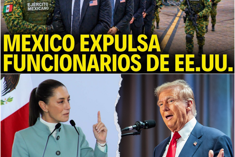México da un golpe sobre la mesa: Expulsión masiva de agentes de inteligencia de Estados Unidos en defensa de su soberanía