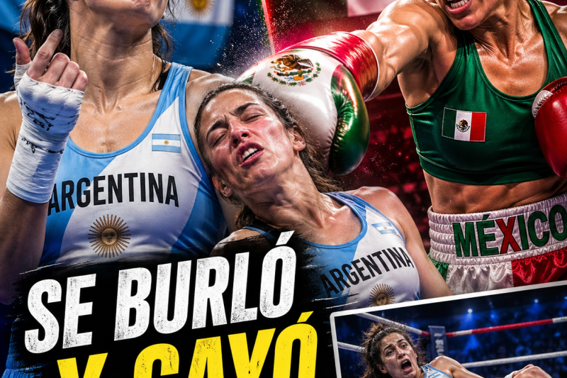 ¡Humillación total en Las Vegas! La argentina Celeste Alaniz llegó con los humos por las nubes, burlándose de la mexicana Gabriela Fundora antes del combate. Pero el 2 de noviembre de 2024, la “Dinamita” mexicana le cerró la boca con una paliza histórica que nadie olvidará. Fundora, con apenas 22 años y una frialdad quirúrgica, destruyó a la campeona argentina, mandándola a la lona no una, sino dos veces en el séptimo asalto. ¿Crees que la presión puede vencer a la precisión? La respuesta fue un nocaut que dejó a Argentina en shock y a México en la cima absoluta del boxeo mundial. ¡Mira los detalles del escándalo en los comentarios!