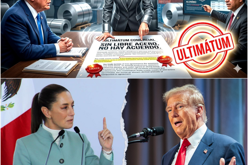 MÉXICO Y EE.UU.: ¡ULTIMÁTUM POR ACERO Y ALUMINIO, SIN TRATO!