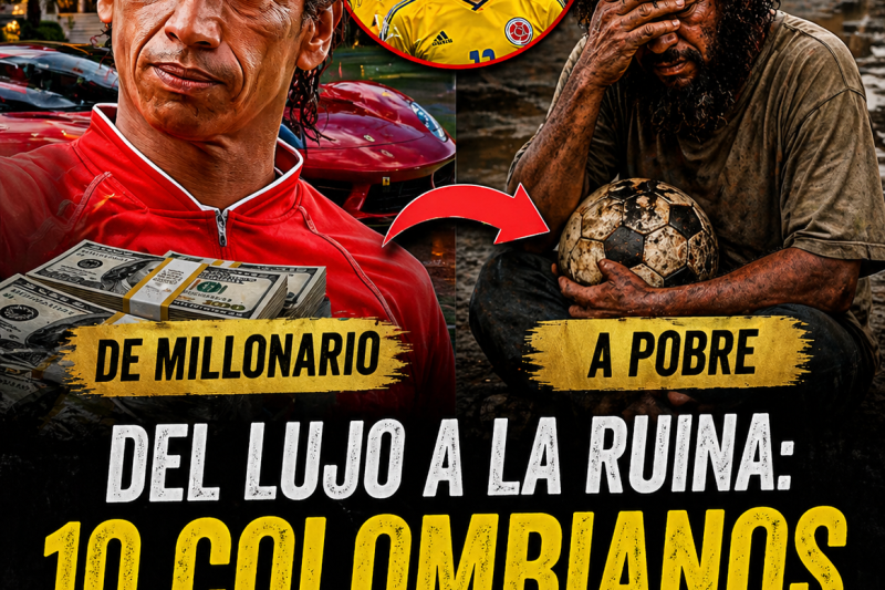 Ídolos de Barro: Las 12 Leyendas del Fútbol Colombiano que Pasaron de la Opulencia a la Ruina Total