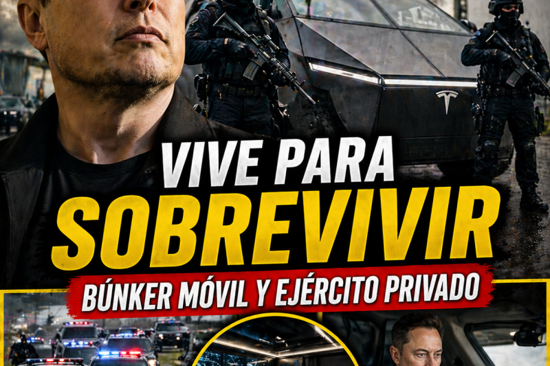 La “Burbuja de Hierro” de Elon Musk: El ejército privado y las medidas extremas del hombre que vive en un búnker móvil para sobrevivir