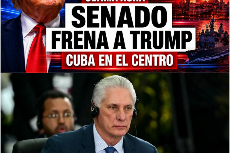 El Senado estadounidense rechaza limitar a Trump: ¿Luz verde para una acción militar inminente contra Cuba?
