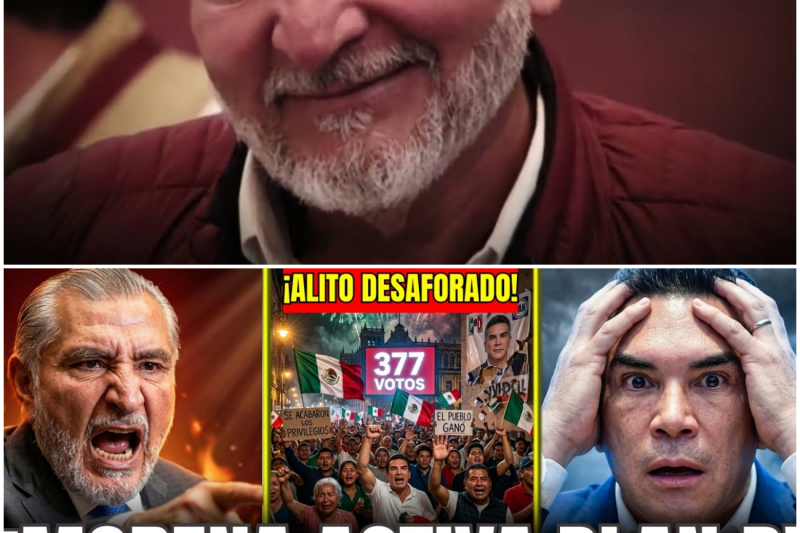 AUGUSTO MANDA, ALITO DESAFORADO, INE SIN PRIVILEGIOS Y OPOSICIÓN DERROTADA: PLAN B DE MORENA ACTIVO