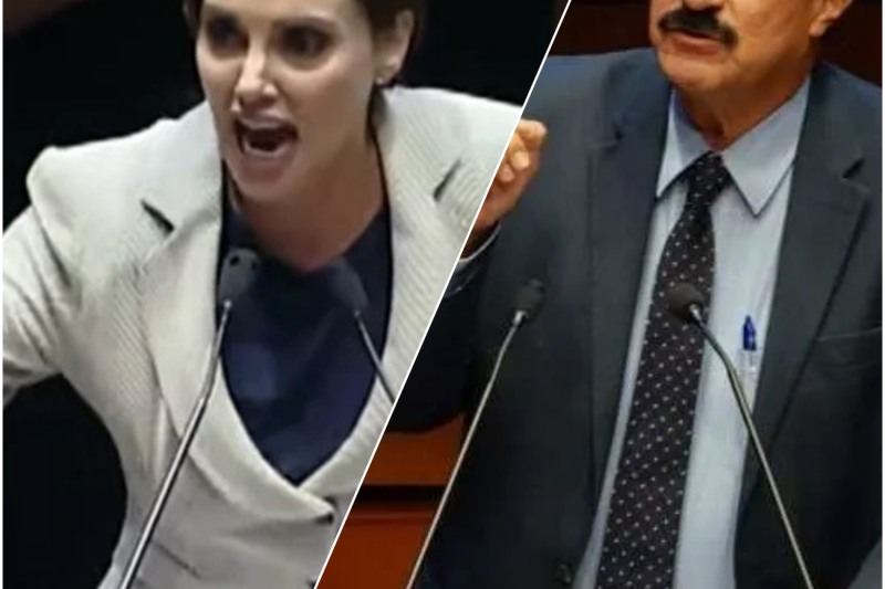 Tempestad en el Senado: Lilly Téllez desata guerra verbal contra Javier Corral y defiende a Maru Campos ante acusaciones de “narcoestado”