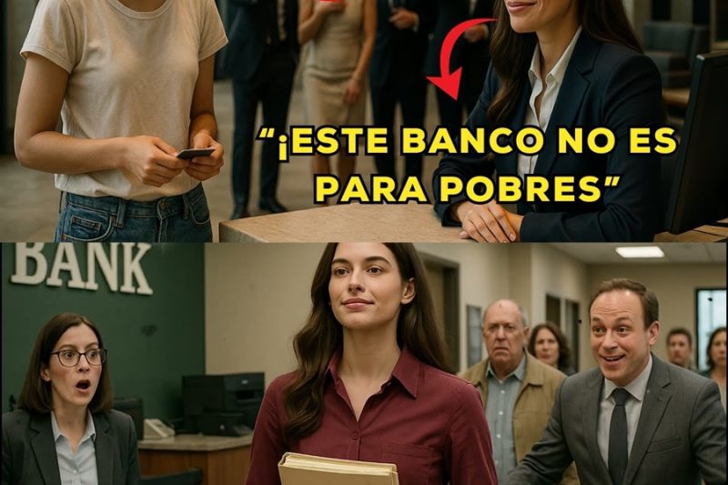 Se RIERON de ELLA en el banco por retirar $50… hasta que pidió 5 MILLONES y los dejó en SILENCIO –