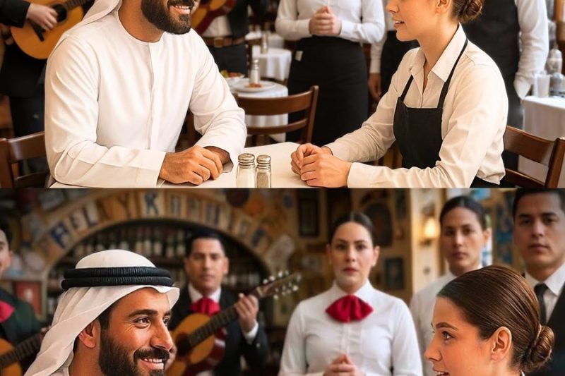 TODOS FICARAM EM CHOQUE QUANDO O SHEIK ÁRABE ENTROU… ATÉ A GARÇONETE RESPONDER EM ÁRABE PERFEITO