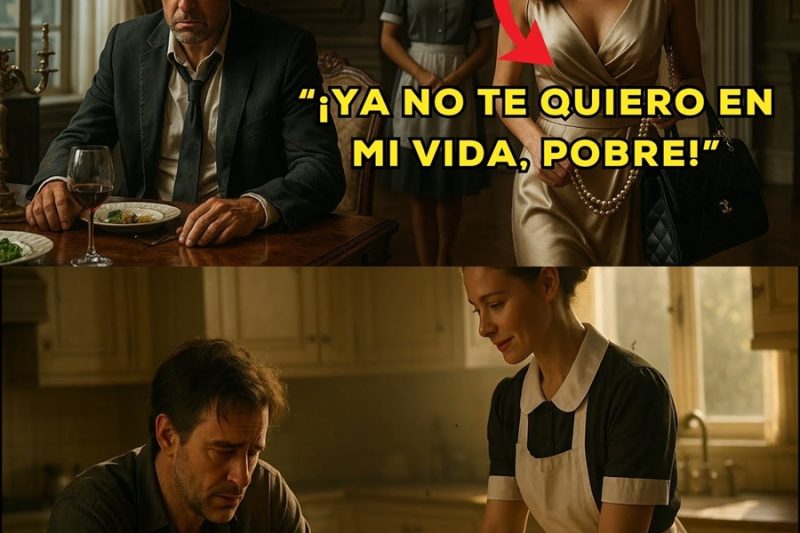Millonario finge PERDERLO TODO… y su ESPOSA lo abandona, pero su EMPLEADA lo sorprende