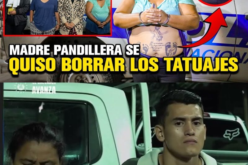 Tinta y Engaño: Cae “Alias La Enana”, la Pandillera que Intentó Borrar su Pasado Criminal Tatuándose los Pies de sus Hijos