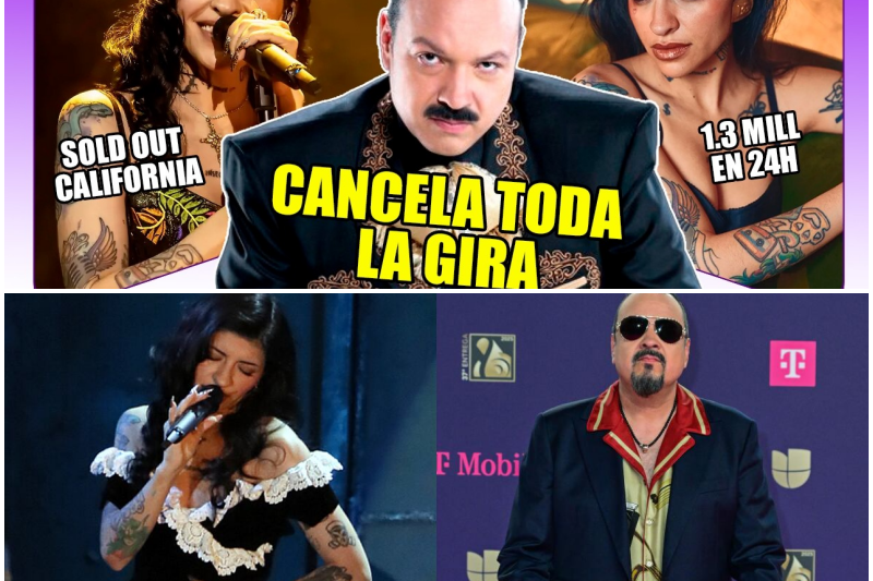El drástico contraste en la música latina: Pepe Aguilar cancela su gira en Estados Unidos mientras Cazzu rompe récords históricos en California