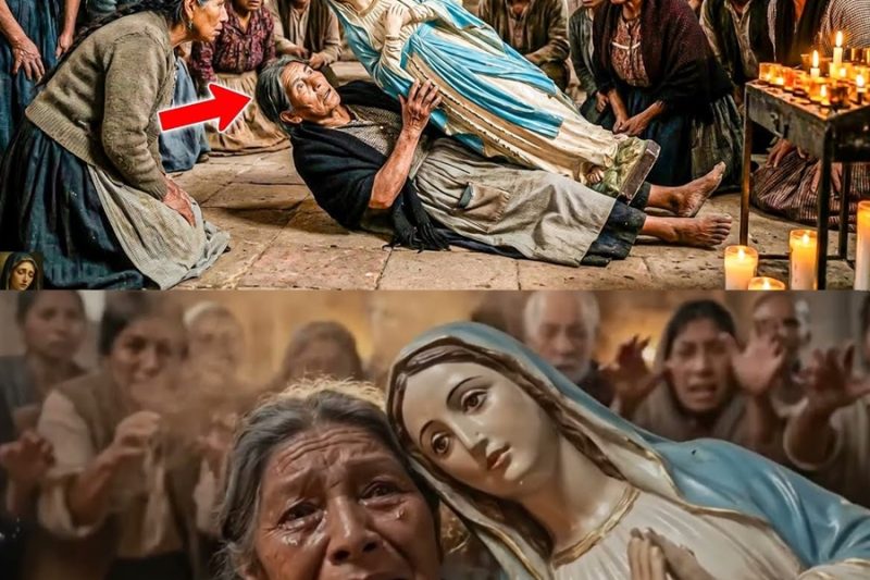 En México, la imagen de la Virgen cayó sobre una anciana… ¿será esta una intervención divina?
