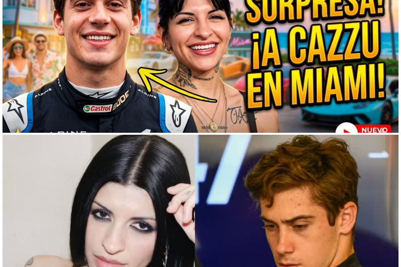 El Inesperado Encuentro: Franco Colapinto Sorprende a Cazzu en Miami y Desata Rumores de un Nuevo Romance