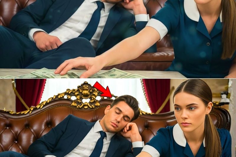 EL MULTIMILLONARIO FINGIÓ DORMIR PARA PONER A PRUEBA A SU EMPLEADA… Y LO QUE VIO CAMBIÓ TODO