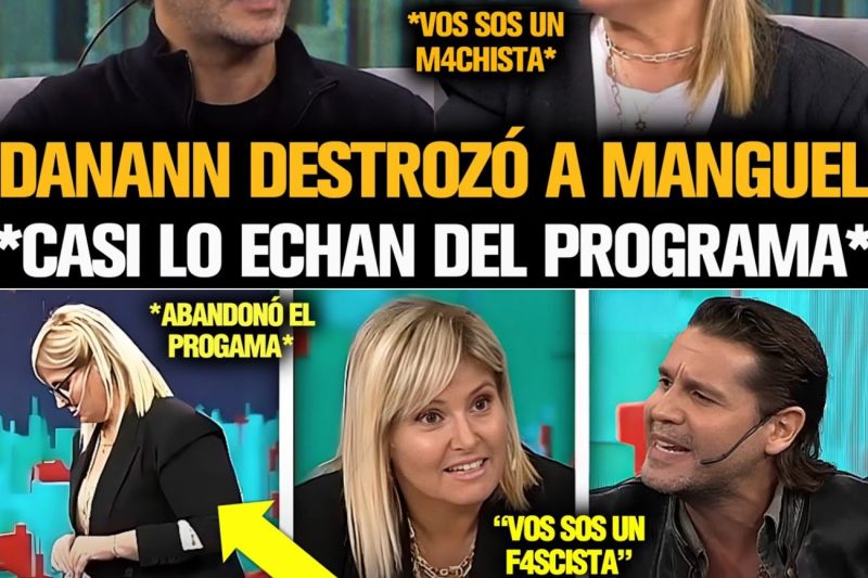 Tensión absoluta en el estudio: Emmanuel Danann enfrentó cara a cara a Romina Manguel en un cruce periodístico que rozó el escándalo