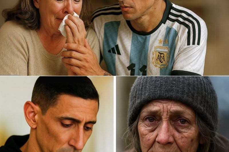 ÁNGEL DI MARÍA encuentra a su madre biológica viviendo en la calle… ¡y su reacción sorprende!