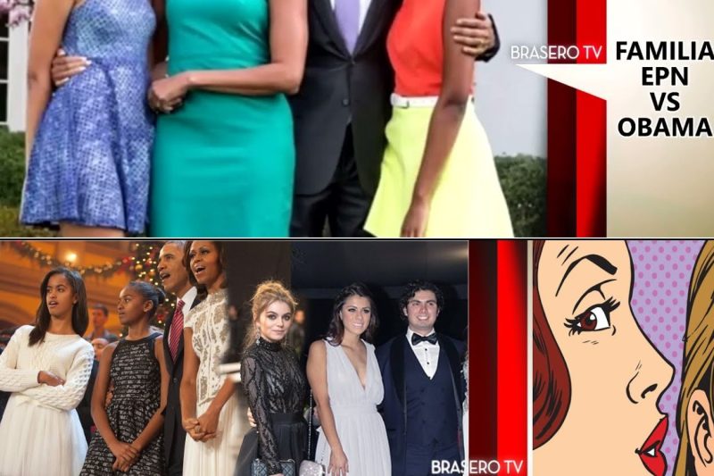 El abismo de la opulencia: Las hijas de Peña Nieto bajo el fuego de la crítica ante la ejemplar sencillez de las hijas de Barack Obama