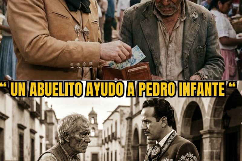 Un anciano le dio su último peso a pedro infante