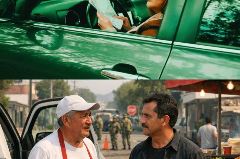 Un viejo TAQUERO salvó a ‘EL MENCHO’ de un retén sin saber quién era, lo que pasó años después…