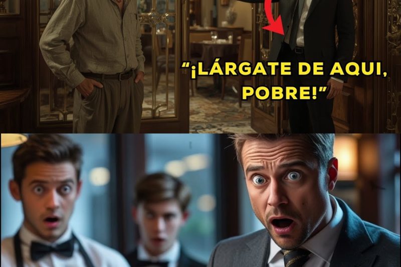 Se disfrazó de cliente humilde y el gerente lo HUMILLÓ… sin saber que era el DUEÑO del restaurante