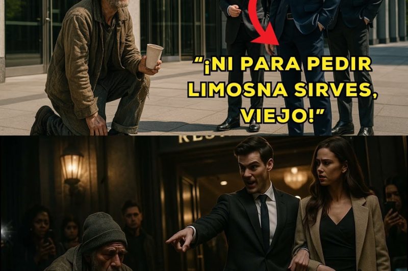 Millonario se hace PASAR por MENDIGO para probar a su HIJO… y lo que descubre lo DESTROZA
