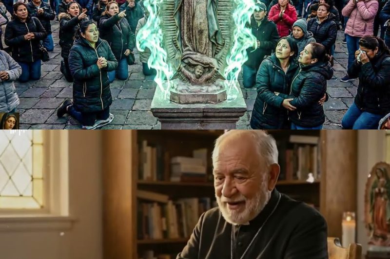 En México, la Virgen se incendió de repente… y un milagro ocurrió ante todos