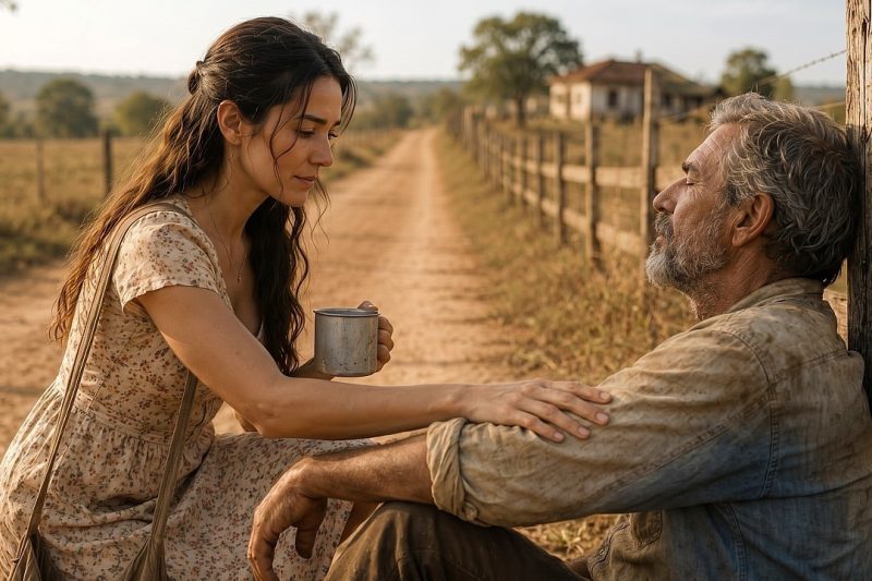 She trusted a mysterious old stranger on the road; days later, he changed her life