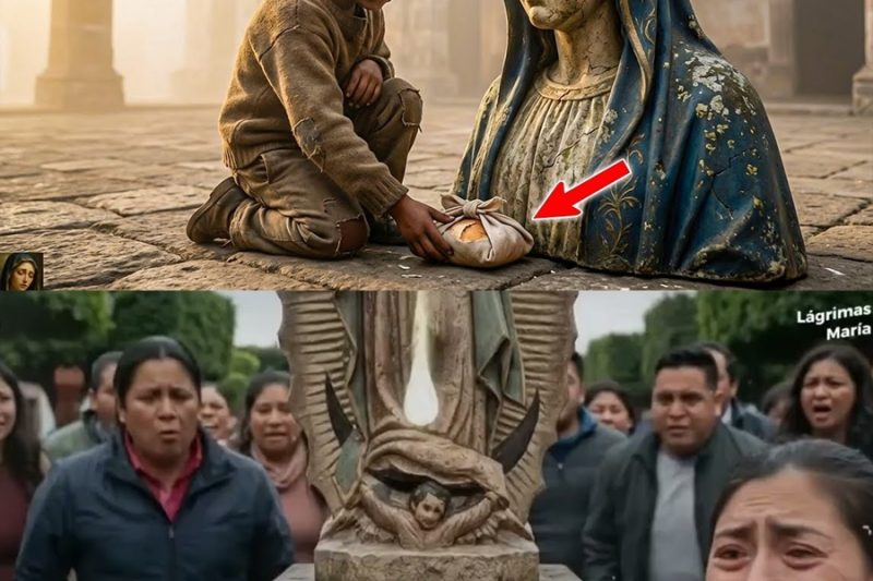 En México, un niño mendigo ofreció pan a la Virgen… y ocurrió lo impensable