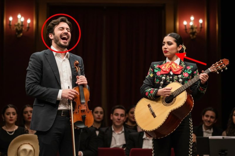 Violinista italiano llamó al mariachi “música simple”… hasta que joven mexicana lo dejó sin palabras