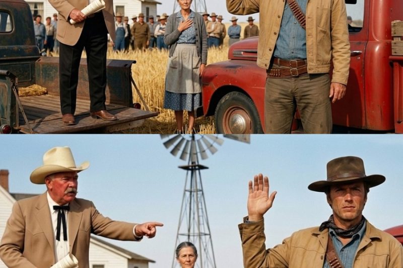 Clint Eastwood Entró en la Subasta de la Granja de una Viuda y Luego Superó la Oferta del Banco