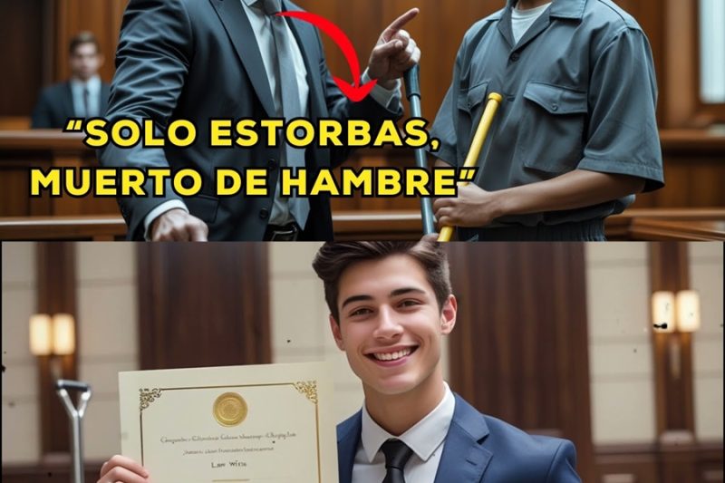 Joven de LIMPIEZA es HUMILLADO por un ABOGADO SIN saber que era un prodigio del derecho