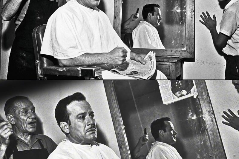 El barbero hablaba de Pedro Infante sin saber que lo estaba afeitando