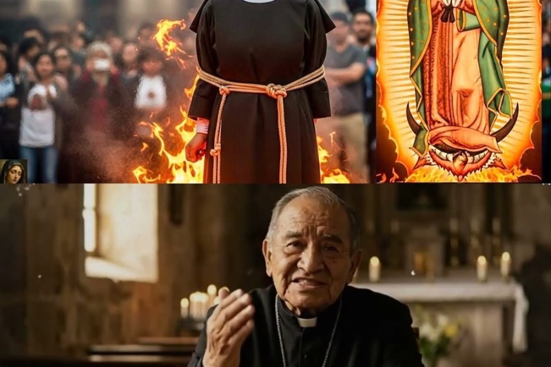Una monja fue quemada viva por defender a la Virgen de Guadalupe… Pero Ella mostró su poder