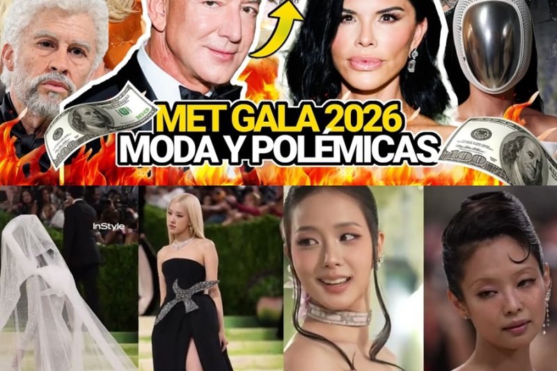 Met Gala 2026: Entre el derroche tecnológico de Jeff Bezos, protestas sociales y el polémico “Arte del Vestuario”