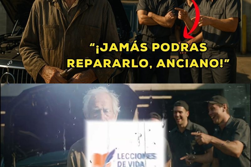 Anciano es HUMILLADO por tratar de arreglar un auto SIN saber que era un MECÁNICO LEGENDARIO