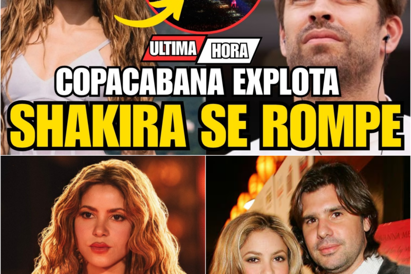El Histórico y Desgarrador Reencuentro: Shakira Se Quiebra en Copacabana Tras la Sorpresa Inesperada de Antonio de la Rúa
