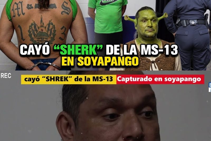 El fin del “Ogro” de Soyapango: Capturan a alias Shrek, el pandillero de la MS-13 que fingía arrepentimiento para evadir la justicia