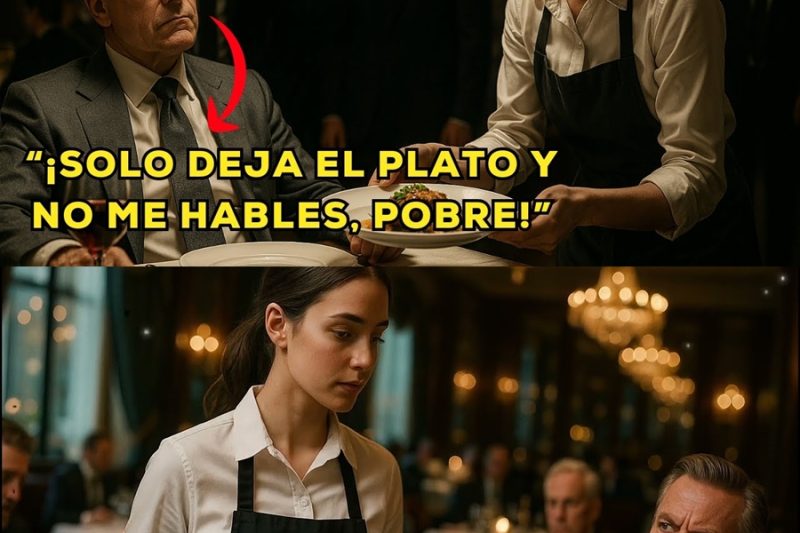 Multimillonario HUMILLA a una mesera humilde… y ella le da la LECCIÓN de su vida