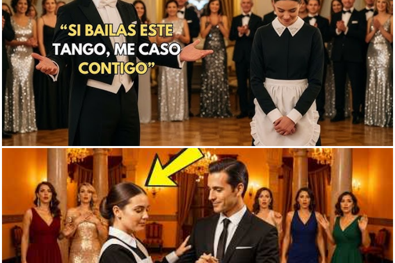 SI BAILAS EL VALS, YO LIMPIO EL SALÓN — RIÓ EL MILLONARIO, PERO LA EMPLEADA BRILLÓ COMO UNA ESTRELLA