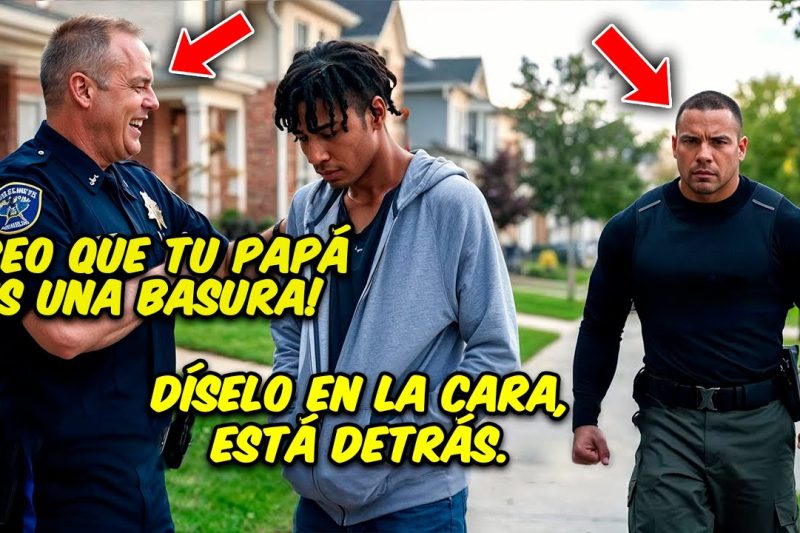 Policía Se BURLA De CHICO NEGRO, Pero Su Padre Era de Las Fuerzas Especiales.