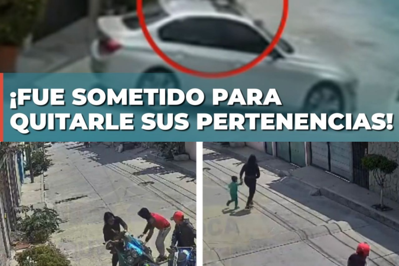 Asalto a plena luz del día en Cuernavaca: Conductor es despojado de sus pertenencias tras retiro bancario
