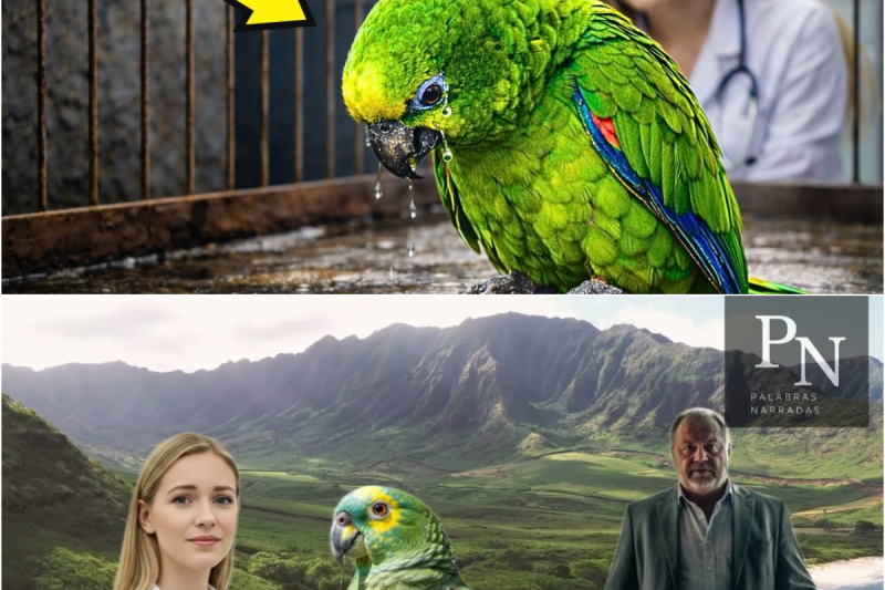 😭 La Veterinaria Quedó sin Aire al Descubrir Por Qué el Loro Lloraba Cada Noche…