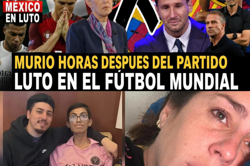 ✝️ TRAGEDIA DOBLE: El conmovedor último abrazo de un joven viral y el luto que paralizó al fútbol mundial ‼️