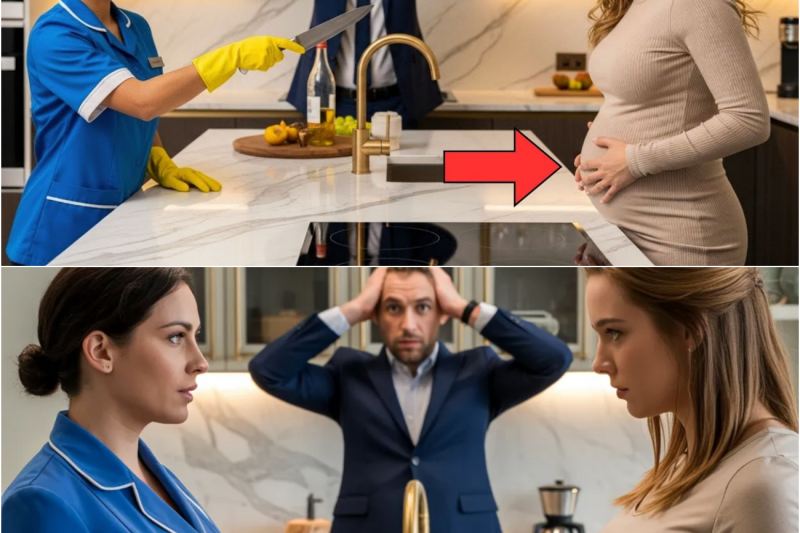 EMPLEADA DESCUBRE QUE LA EX ESPOSA DE UN MILLONARIO MIENTE SOBRE SU EMBARAZO Y DEJA A TODOS EN SHOCK