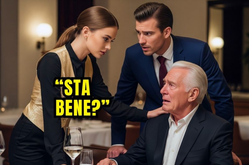 Nadie se atrevía a hablarle al padre del Millonario — hasta que ella dijo una palabra en italiano
