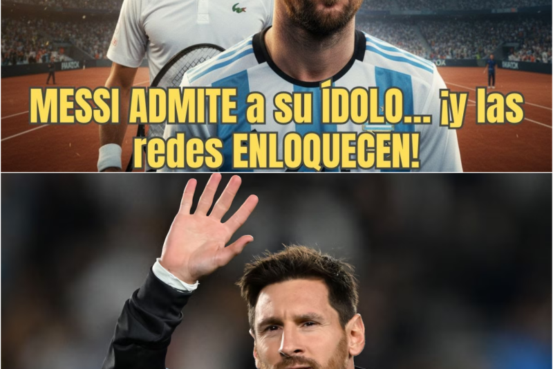 MESSI ADMITE a sus ÍDOLOS… y lo que dijo sobre DJOKOVIC causa furor