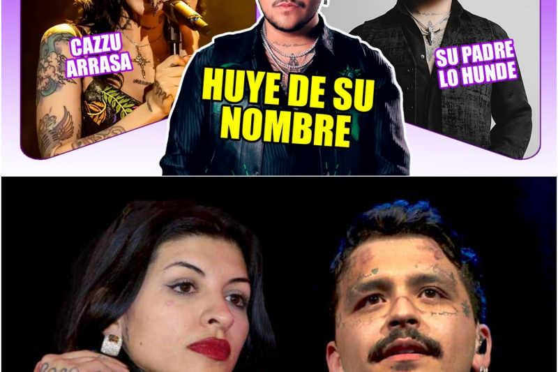El hundimiento de Christian Nodal: traición paterna, huida hacia una nueva identidad y el triunfo imparable de Cazzu