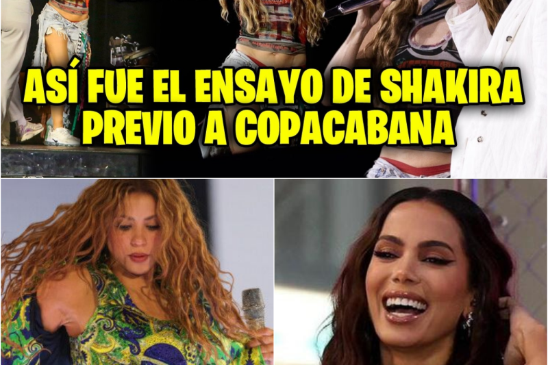 ¡Río de Janeiro Paralizado! El Ensayo Secreto de Shakira en Copacabana Desata la Locura Previo a su Histórico Concierto para Dos Millones de Personas