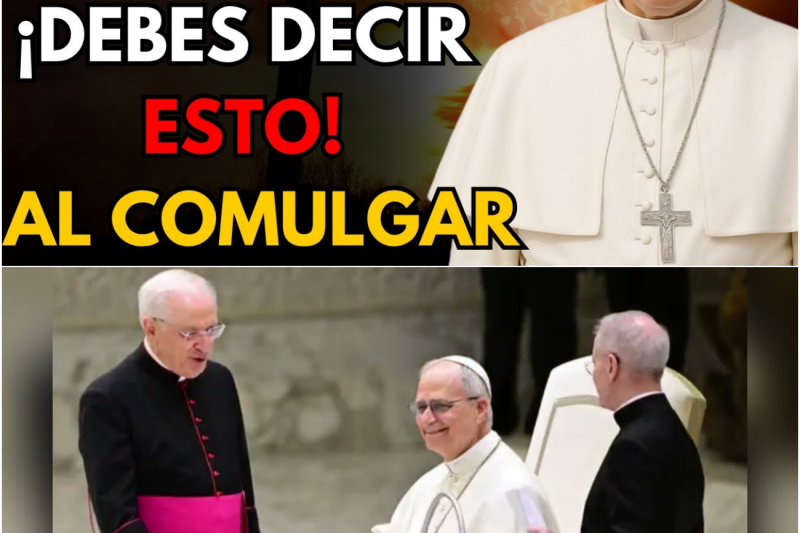 ¿Comulgas Mal? Descubre la Única Frase que Transforma tu Comunión (Papa León XIV)